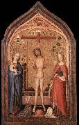 The Man of Sorrow with the Virgin and St Catherine